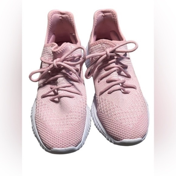 Avia Memory Foam Mixed Knit Sneakers Women's Size 7.5 Pink - Picture 5 of 12